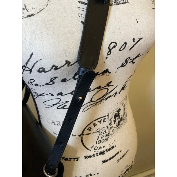 COS Black Leather Crossbody Purse/Handbag with detachable belt - Picture 2 of 10